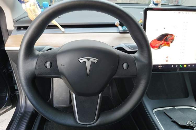 Used Tesla Model 3 2021 Standard Range Rear-Wheel Drive Upgraded Version 3D6 Steering Wheel
