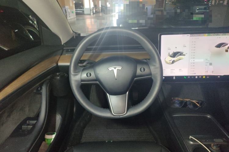 Used Tesla Model 3 2021 Standard Range Rear-Wheel Drive Upgraded Version 3D6 Steering Wheel
