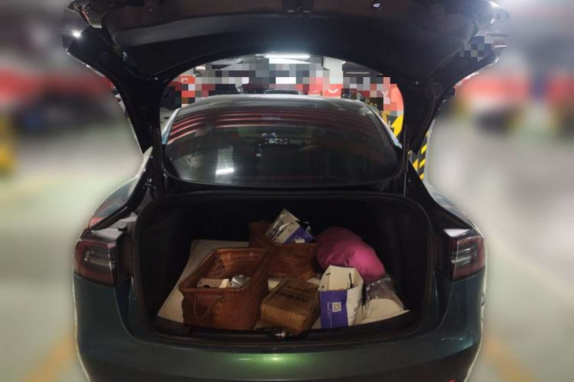 Used Tesla Model 3 2021 Performance High-Performance All-Wheel-Drive Version Trunk