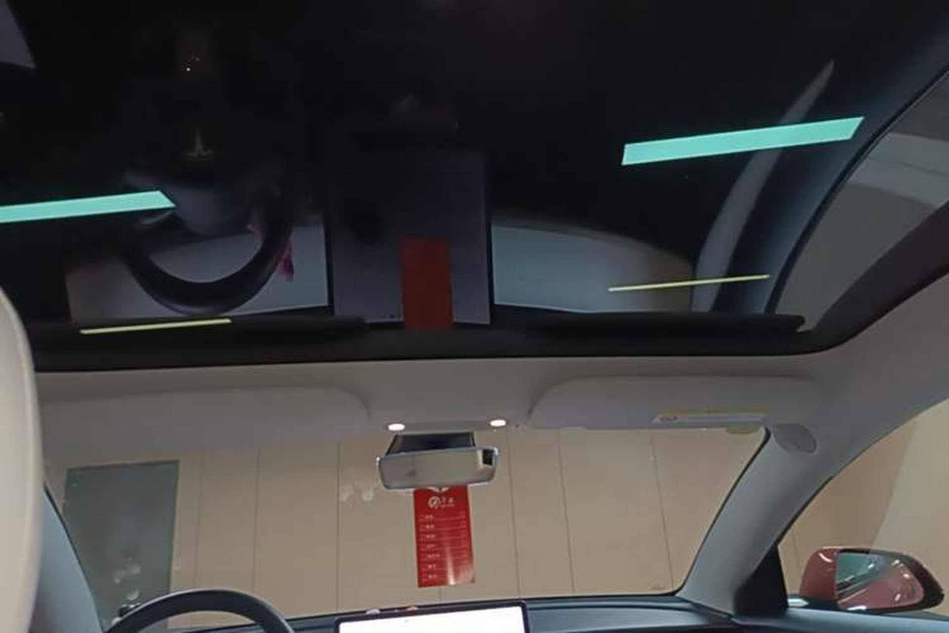 Used Tesla Model 3 2021 Standard Range Rear-Wheel Drive Upgraded Version 3D6 Headliner