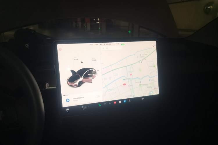 Used Tesla Model 3 2021 Revised Version Standard Range Rear-Wheel Drive Upgraded Edition 3D1 Instrument Cluster