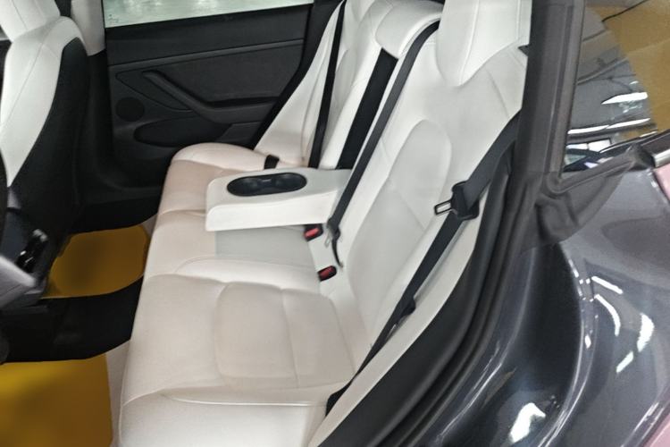 Used Tesla Model 3 2021 Revised Performance Version with All-Wheel Drive 3D1 Left Rear Seat