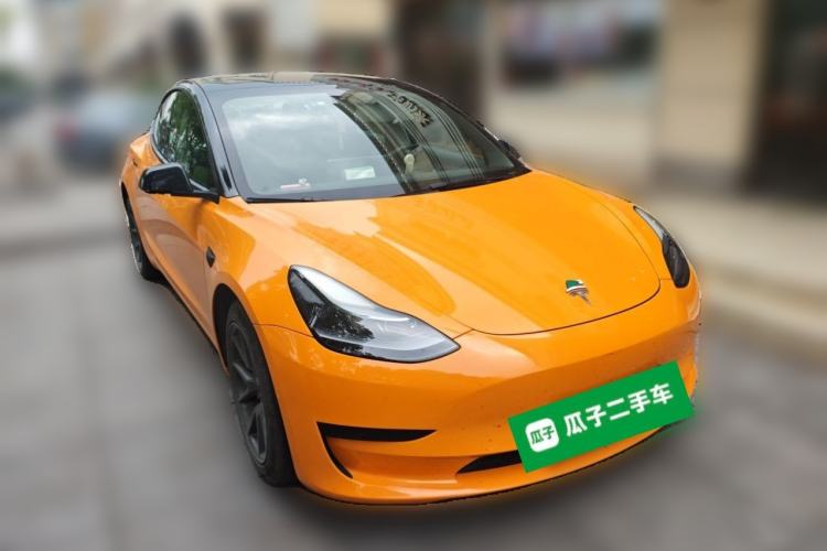 Used Tesla Model 3 2021 Standard Range Rear-Wheel Drive Upgraded Version 3D6 Front Right 45 Deg