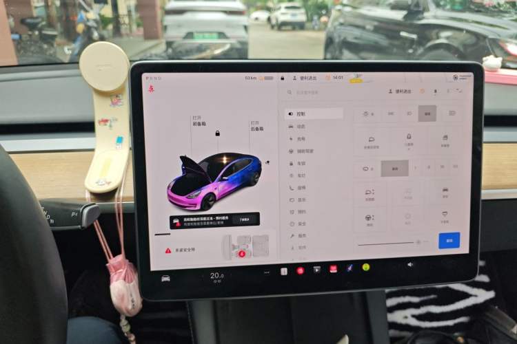 Used Tesla Model 3 2021 Standard Range Rear-Wheel Drive Upgraded Version 3D6 Instrument Cluster