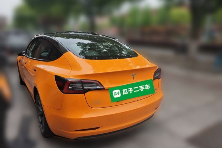 Used Tesla Model 3 2021 Standard Range Rear-Wheel Drive Upgraded Version 3D6 Rear Left 45 Deg