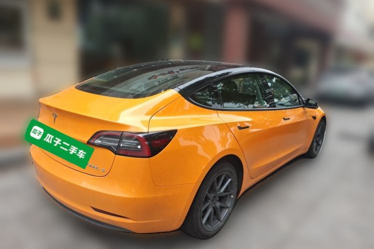 Used Tesla Model 3 2021 Standard Range Rear-Wheel Drive Upgraded Version 3D6 Rear Right 45 Deg