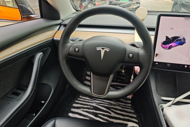 Used Tesla Model 3 2021 Standard Range Rear-Wheel Drive Upgraded Version 3D6 Steering Wheel