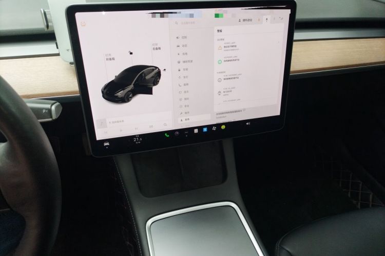 Used Tesla Model 3 2021 Revised Version Standard Range Rear-Wheel Drive Upgraded Edition 3D1 Audio And AC Panel
