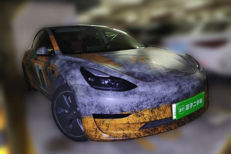 Used Tesla Model 3 2021 Revised Version Standard Range Rear-Wheel Drive Upgraded Edition 3D1 Front Right 45 Deg