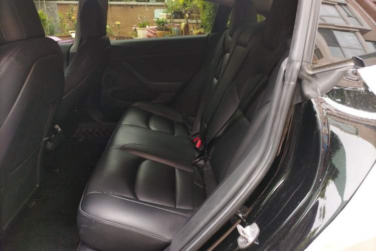 Used Tesla Model 3 2021 Revised Version Standard Range Rear-Wheel Drive Upgraded Edition 3D1 Left Rear Seat