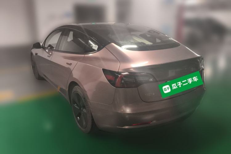 Used Tesla Model 3 2021 Standard Range Rear-Wheel Drive Upgraded Version 3D6 Rear Left 45 Deg
