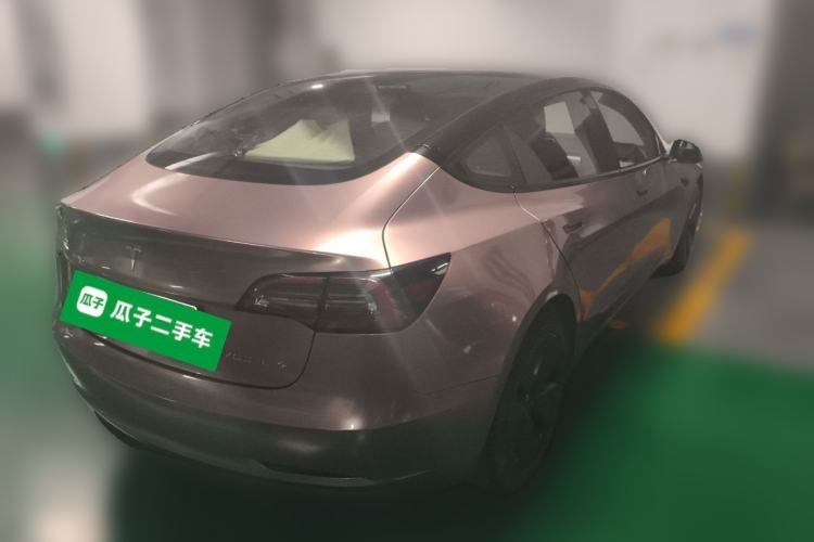 Used Tesla Model 3 2021 Standard Range Rear-Wheel Drive Upgraded Version 3D6 Rear Right 45 Deg