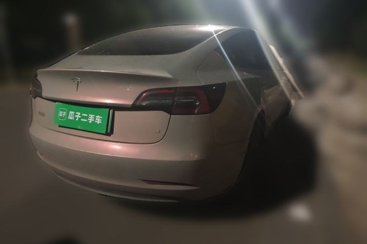 Used Tesla Model 3 2021 Standard Range Rear-Wheel Drive Upgraded Version 3D6 Rear Right 45 Deg
