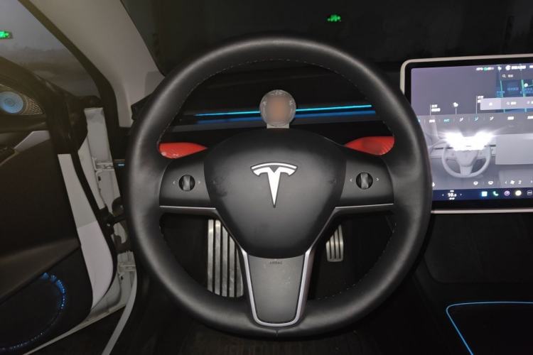 Used Tesla Model 3 2021 Revised Performance Version with All-Wheel Drive 3D1 Steering Wheel