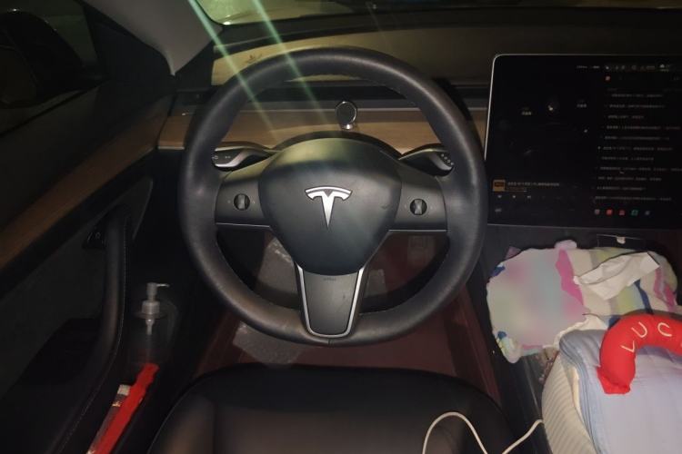 Used Tesla Model 3 2021 Standard Range Rear-Wheel Drive Upgraded Version 3D6 Steering Wheel