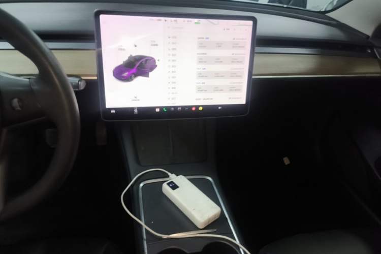 Used Tesla Model 3 2021 Standard Range Rear-Drive Upgraded Version Audio And AC Panel