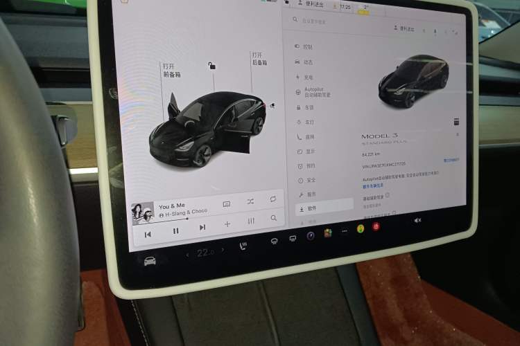 Used Tesla Model 3 2021 Standard Range Rear-Wheel Drive Upgraded Version 3D6 Audio And AC Panel