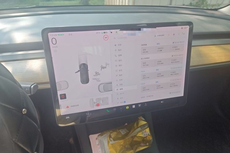 Used Tesla Model 3 2021 Standard Range Rear-Drive Upgraded Version Audio And AC Panel