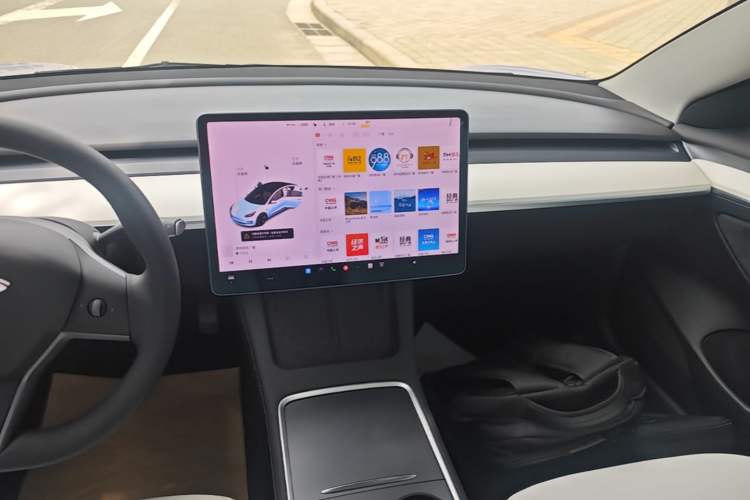 Used Tesla Model 3 2021 Standard Range Rear-Wheel Drive Upgraded Version 3D6 Audio And AC Panel