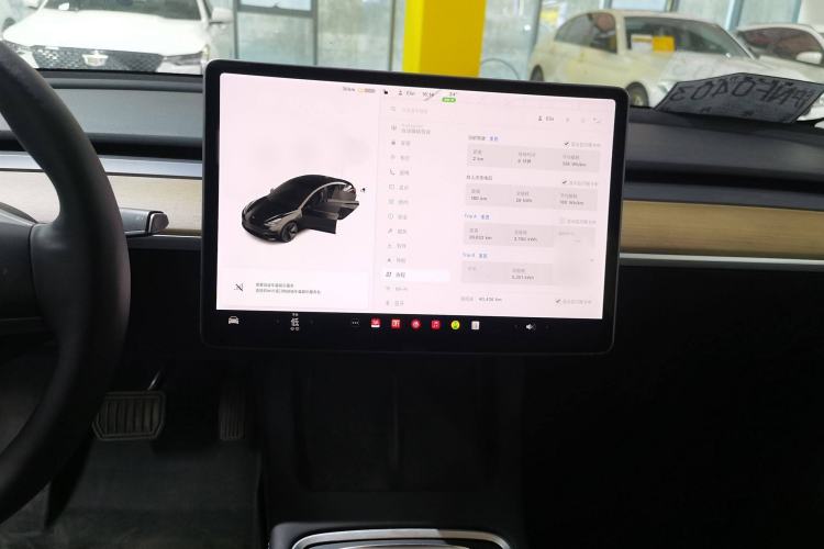 Used Tesla Model 3 2021 Standard Range Rear-Drive Upgraded Version Audio And AC Panel