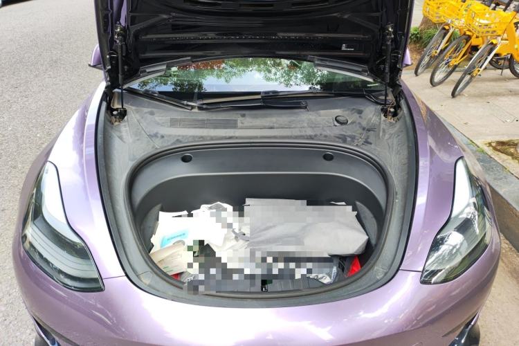 Used Tesla Model 3 2021 Standard Range Rear-Wheel Drive Upgraded Version 3D6 Engine Bay