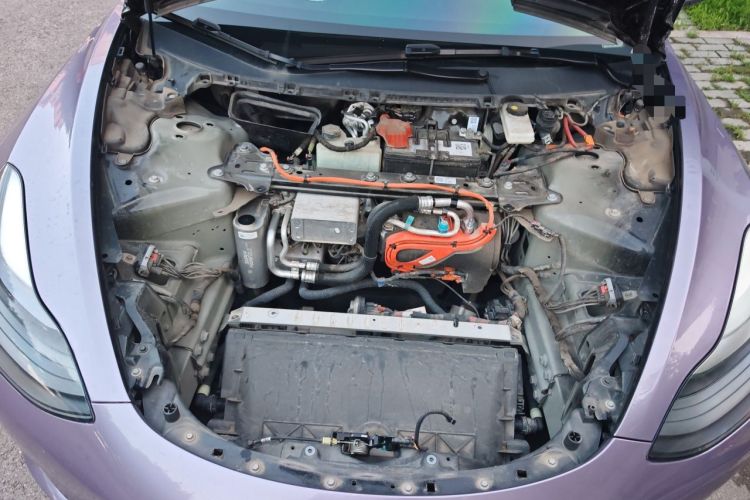 Used Tesla Model 3 2021 Revised Version Standard Range Rear-Wheel Drive Upgraded Edition 3D1 Engine Bay