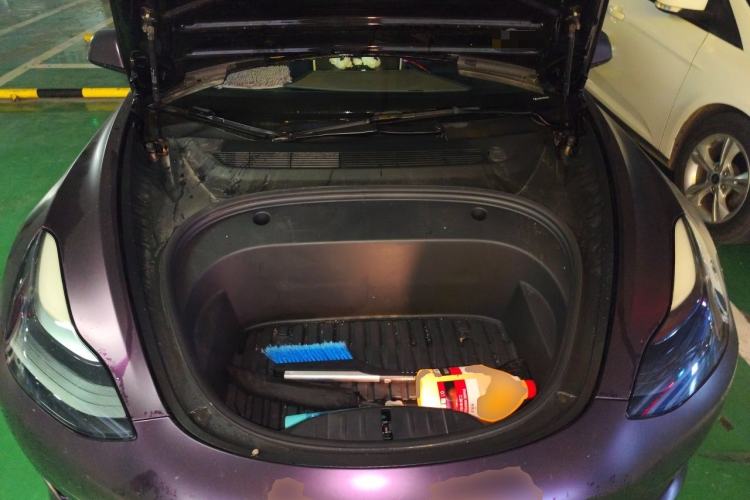 Used Tesla Model 3 2021 Standard Range Rear-Wheel Drive Upgraded Version 3D6 Engine Bay