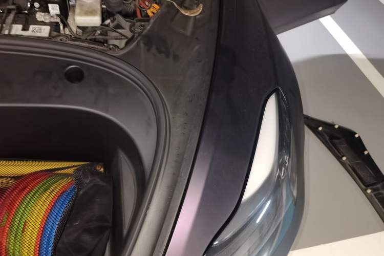Used Tesla Model 3 2021 Standard Range Rear-Wheel Drive Upgraded Version 3D6 Engine Bay Left