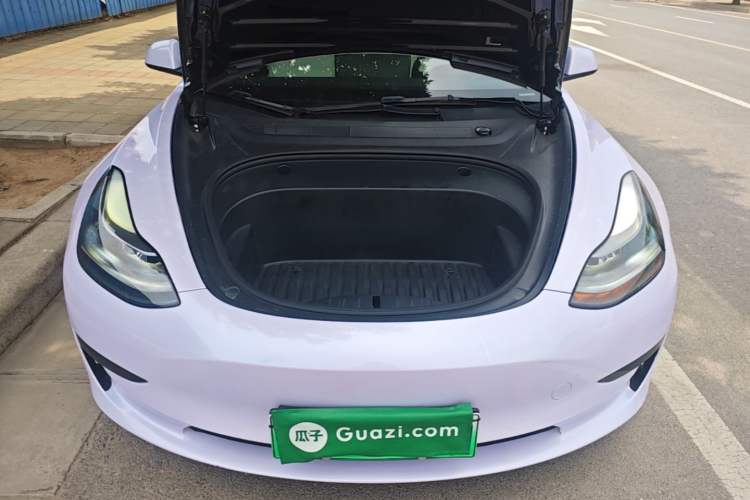 Used Tesla Model 3 2021 Standard Range Rear-Wheel Drive Upgraded Version 3D6 Engine Bay