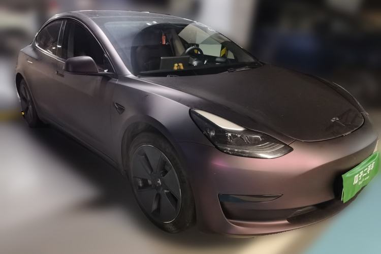 Used Tesla Model 3 2021 Standard Range Rear-Wheel Drive Upgraded Version 3D6 Front Right 45 Deg