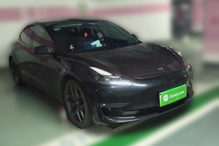 Used Tesla Model 3 2021 Performance High-Performance All-Wheel-Drive Version Front Right 45 Deg