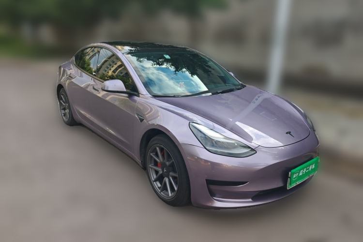 Used Tesla Model 3 2021 Revised Version Standard Range Rear-Wheel Drive Upgraded Edition 3D1 Front Right 45 Deg