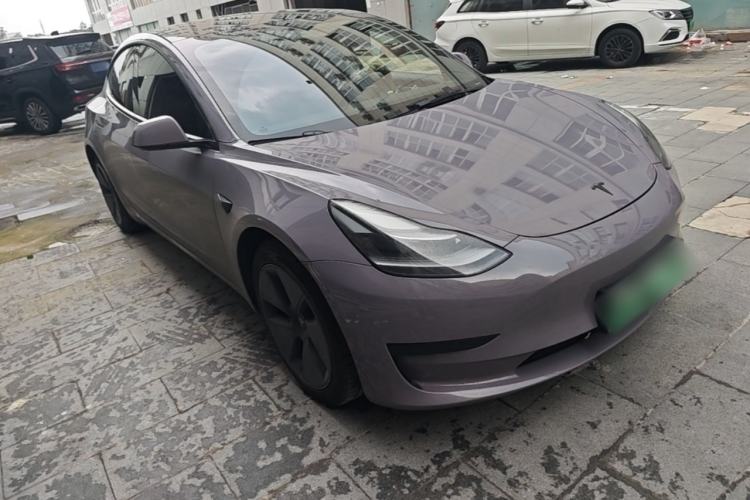 Used Tesla Model 3 2021 Revised Version Standard Range Rear-Wheel Drive Upgraded Edition 3D1 Front Right 45 Deg
