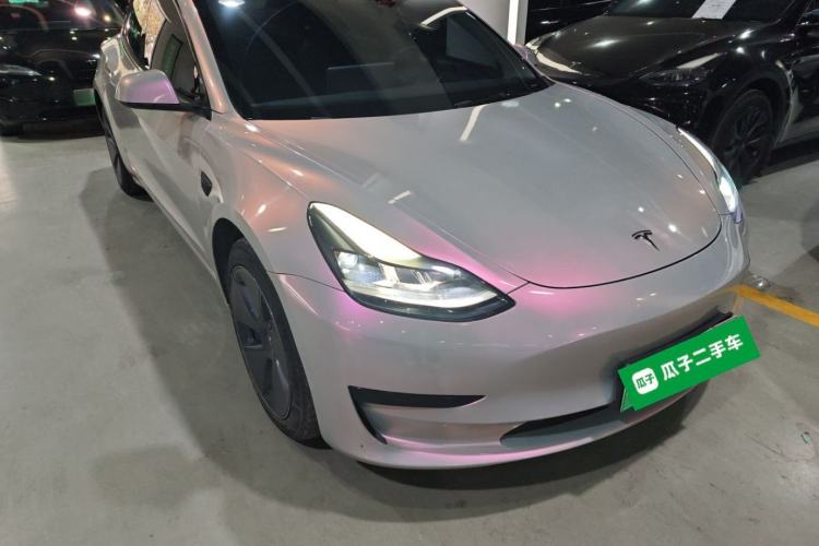 Used Tesla Model 3 2021 Standard Range Rear-Wheel Drive Upgraded Version 3D6 Front Right 45 Deg