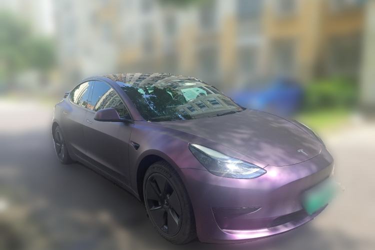 Used Tesla Model 3 2021 Standard Range Rear-Drive Upgraded Version Front Right 45 Deg