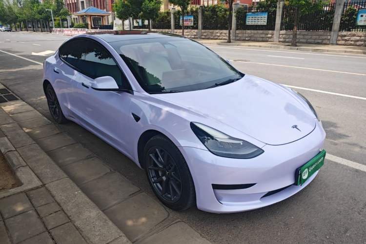 Used Tesla Model 3 2021 Standard Range Rear-Wheel Drive Upgraded Version 3D6 Front Right 45 Deg