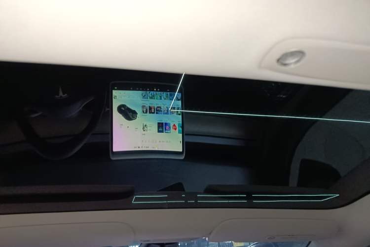 Used Tesla Model 3 2021 Standard Range Rear-Wheel Drive Upgraded Version 3D6 Headliner