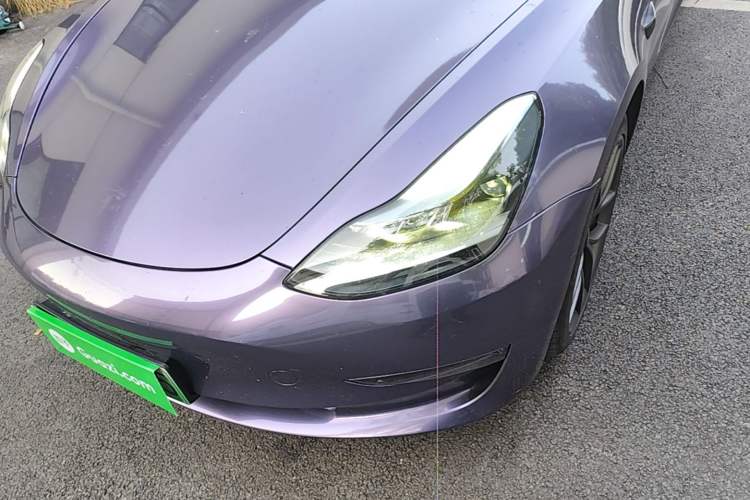 Used Tesla Model 3 2021 Revised Version II – Performance High-Performance All-Wheel-Drive Edition Left Front Headlight