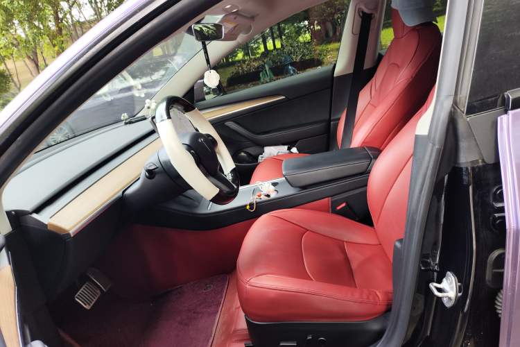 Used Tesla Model 3 2021 Standard Range Rear-Wheel Drive Upgraded Version 3D6 Left Front Seat