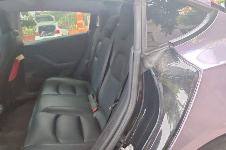 Used Tesla Model 3 2021 Revised Version Standard Range Rear-Wheel Drive Upgraded Edition 3D1 Left Rear Seat