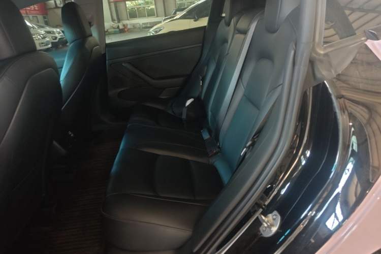 Used Tesla Model 3 2021 Revised Version Standard Range Rear-Wheel Drive Upgraded Edition 3D1 Left Rear Seat