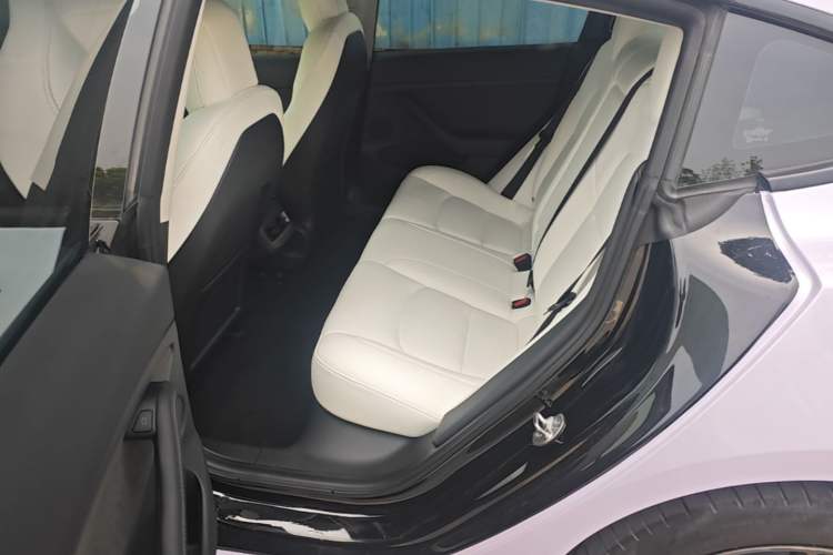 Used Tesla Model 3 2021 Standard Range Rear-Wheel Drive Upgraded Version 3D6 Left Rear Seat
