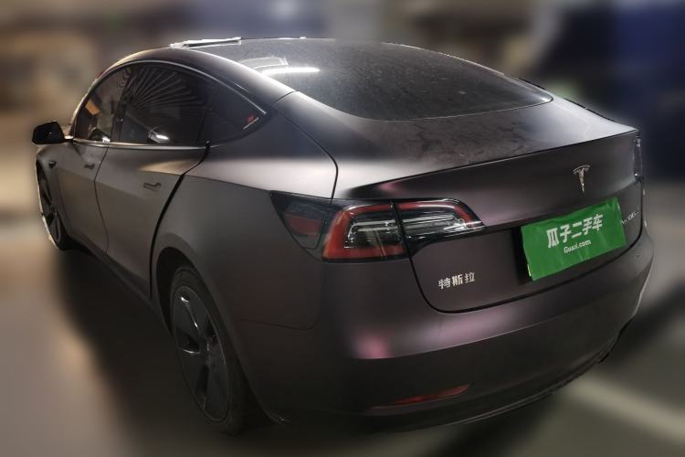 Used Tesla Model 3 2021 Standard Range Rear-Wheel Drive Upgraded Version 3D6 Rear Left 45 Deg