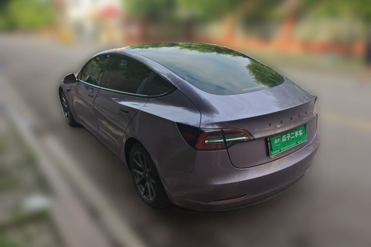 Used Tesla Model 3 2021 Revised Version Standard Range Rear-Wheel Drive Upgraded Edition 3D1 Rear Left 45 Deg