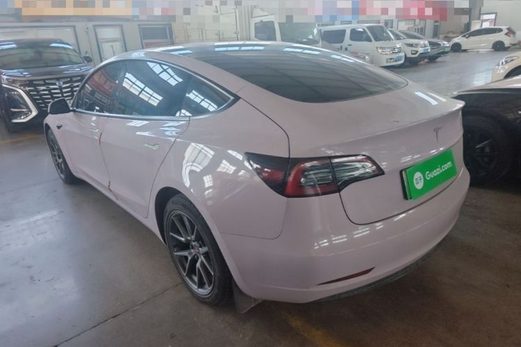 Used Tesla Model 3 2021 Revised Version Standard Range Rear-Wheel Drive Upgraded Edition 3D1 Rear Left 45 Deg
