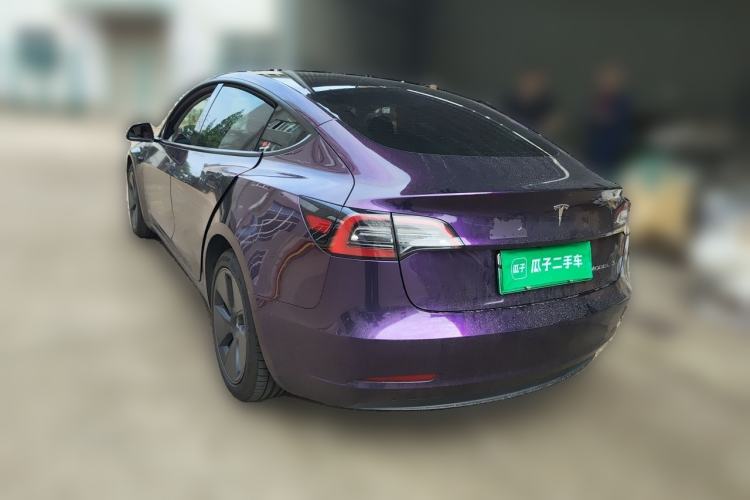 Used Tesla Model 3 2021 Standard Range Rear-Drive Upgraded Version Rear Left 45 Deg