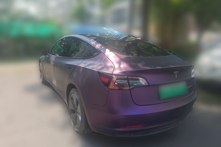 Used Tesla Model 3 2021 Standard Range Rear-Drive Upgraded Version Rear Left 45 Deg