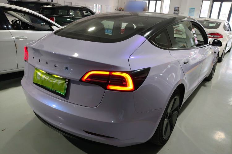 Used Tesla Model 3 2021 Standard Range Rear-Wheel Drive Upgraded Version 3D6 Rear Right 45 Deg