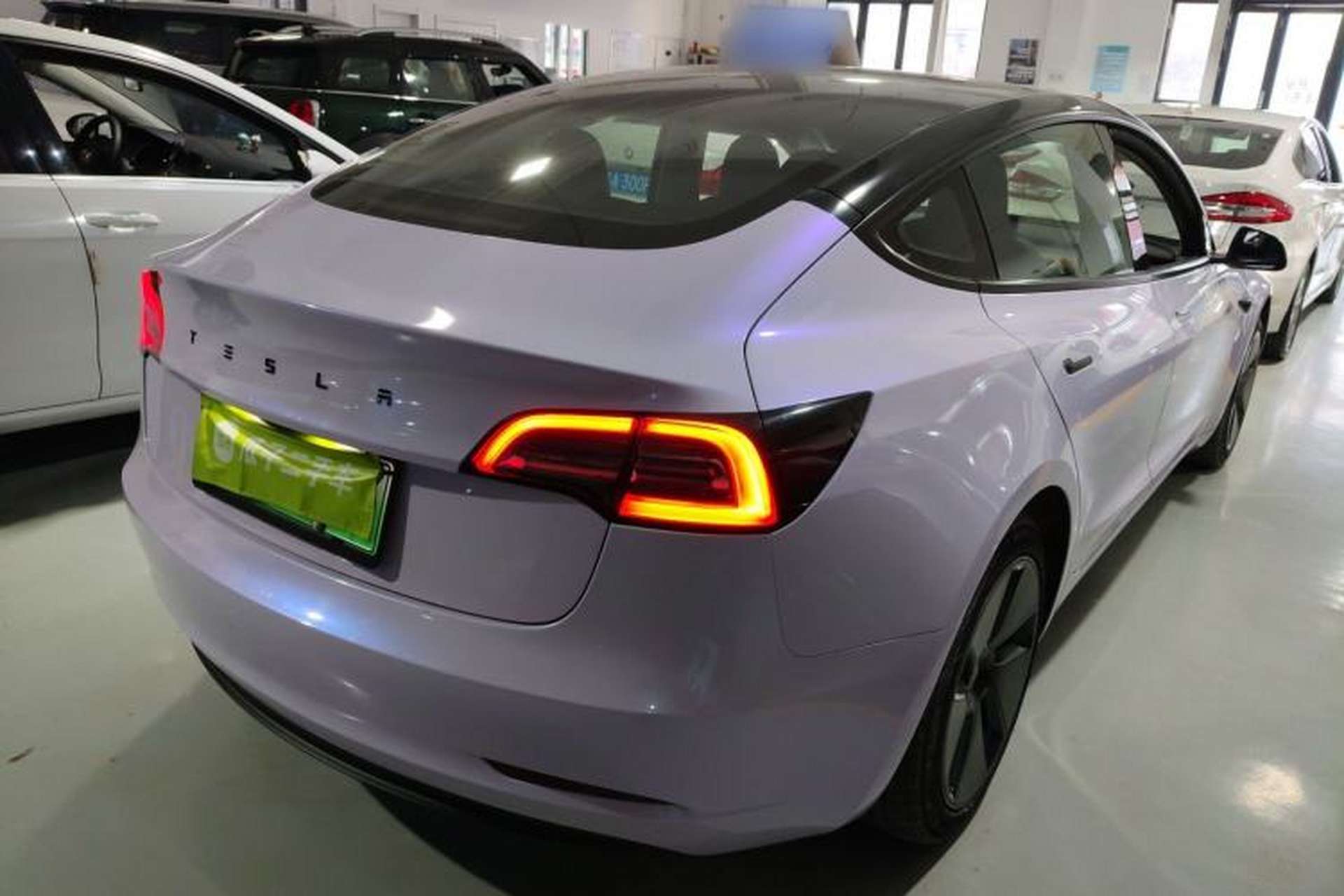 Used Tesla Model 3 2021 Standard Range Rear-Wheel Drive Upgraded Version 3D6 Rear Right 45 Deg