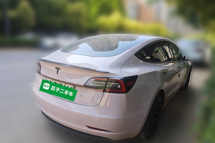 Used Tesla Model 3 2021 Standard Range Rear-Wheel Drive Upgraded Version 3D6 Rear Right 45 Deg